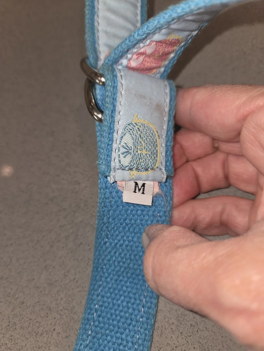 Nantucket Purses Blue Ribbon Adjustable Belt